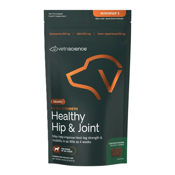 vetriscience new Healthy Hip and Joint Extra Strength 120