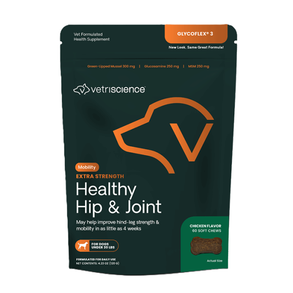 vetriscience new Healthy Hip and Joint Extra Strength small dog 60