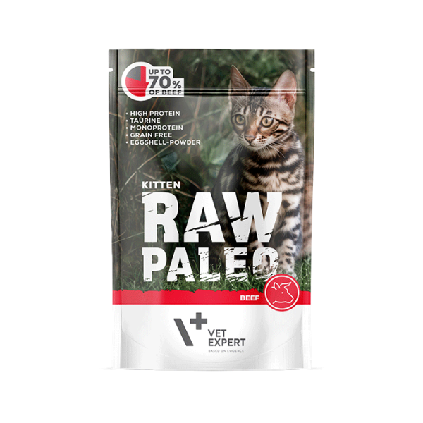 RawPaleo Cat Kitten Beef