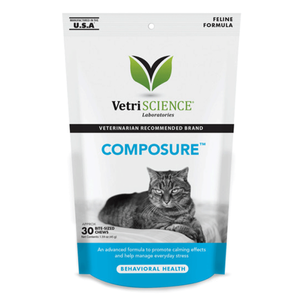 vetri science 0021 composure feline bite size chews 30