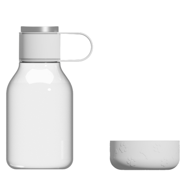 Tritan Bowl Bottle white 2