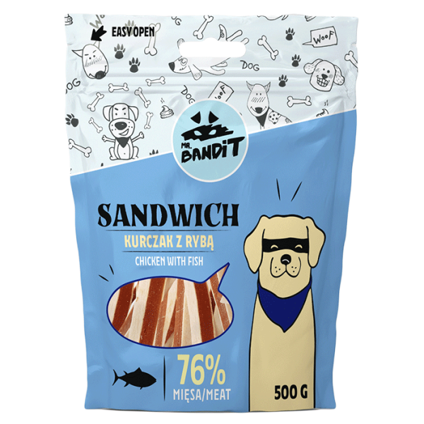Mr bandit Sandwich chicken fish