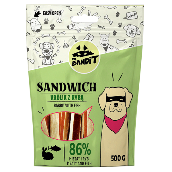 Mr bandit Sandwich rabbit fish