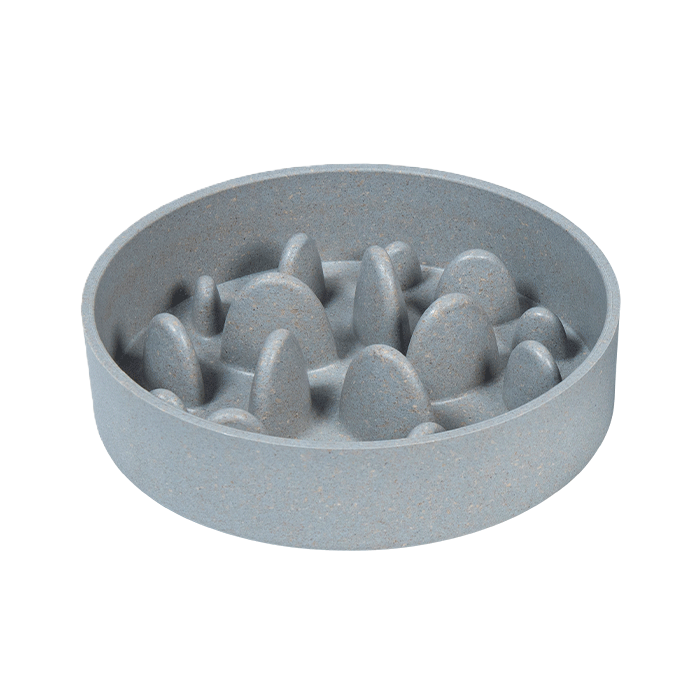 JV BON APPETIT Bamboo bowl slow feed hard blue NA 14x4cm